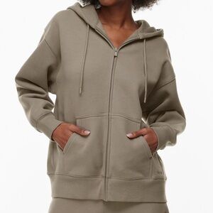 Cozy Fleece Boyfriend Zip Hoodie